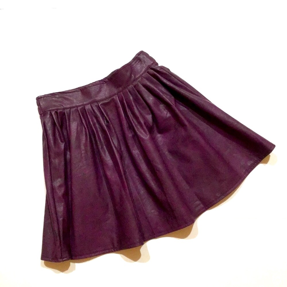 💎 Shinestar Vegan Faux Leather Mini Skirt NWOT